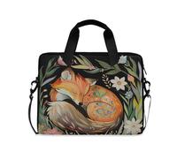 Sac pour ordinateur portable de 40,6 à 15,6" avec motif dragon Rocky Moon - Pour homme et femme, étudiant, travail, voyage, Fox I23244, Taille unique