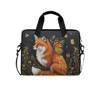 Sac pour ordinateur portable de 40,6 à 15,6" avec tête de dinosaure T-rex avec bouche ouverte, sac pour ordinateur portable pour femme, homme, étudiant, travail, voyage, bandoulière, Fox I27799