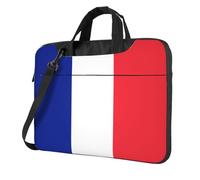 Sac pour ordinateur portable drapeau français, sac bandoulière multifonctionnel, 14,96 pouces de long, mallette, sac à main, sac à bandoulière