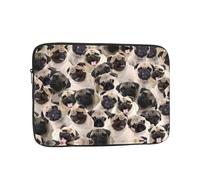 Sac pour ordinateur portable imprimé Bunch of Dogs - 12" - Convient pour les voyages et les voyages d'affaires