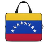 Sac pour ordinateur portable motif drapeau du Venezuela - Ultra-fin, léger et imperméable - En néoprène durable - Avec dragonne