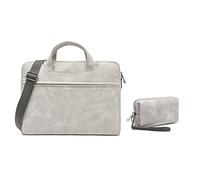 Sac pour ordinateur portable pour femme de 13 à 15 pouces en polyuréthane avec câble d'alimentation, sac de travail léger pour ordinateur, sac à main pour homme, sac à bandoulière