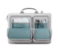 Sac pour ordinateur portable pour femme - Sac étanche pour ordinateur portable | Beau sac à bandoulière pour ordinateur portable pour câbles de chargeur d'ordinateur, gris, Refer to description