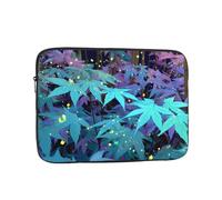 Sac pour ordinateur portable résistant aux chocs - Motif imprimé mystique flottant - Pour voyage d'affaires, travail, université, Noir , 13 inch