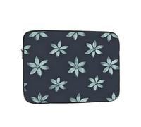 Sac pour ordinateur portable résistant aux chocs - Tendance - Beau motif camélia - Pour voyage d'affaires, travail, université, Noir , 15 inch