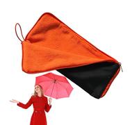 Sac Pour Parapluie - Pochette De Transport En Tissu Éponge Avec Zip, Absorbeur D'Eau Pour Parapluie De Poche, Protection Pour Intérieur Véhicule | Range-Parapluie Pour Sac À Main