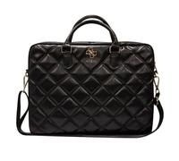 Guess Sacoche pour PC matelassée 15/16 pouces Logo 4G avec bandoulière Noir