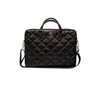 Guess Sacoche pour PC matelassée 15/16 pouces Logo 4G avec bandoulière Noir