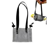 Sac pour Petits Oiseaux,Cabas Portable et Respirant avec Harnais intégré | Sac De Transport Perroquet Et Harnais Oiseau - pour Voyages en Extérieur Road Trip Marche Sortie Transport Toilettage