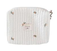 Sac pour poussette - Compartiments d'organisation du sac à langer | Sac en coton portable | Sacs de rangement mignons | Fermeture éclair en coton avec crochet, C : tulipe, verwijzen naar de