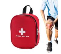 Sac pour premiers intervenants vide Multi-compartiments, vide, résistant à | Sac Familial De Sécurité Pour Premier Intervenant Pour camping randonnée plein air bureau affaires sports Rouge