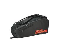 Housse de raquettes Wilson Clash V3 6PK Racquet Bag Black/Infrared