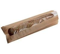 Sac pour Sandwich Kraft Brun avec Fenêtre x 3 Colis de 1000 Matfer