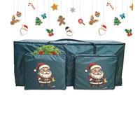 Sac pour sapin de Noël | Organisateur avec fermeture éclair et 2 poches avant - Boîte pour guirlande de Noël - Pour armoire voyage à lessive chambre salon
