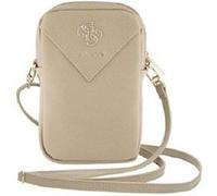 CG Mobile Sac à fermeture éclair Guess GUWBZPGSTEGD Triangle 4G Or clair