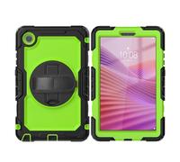 Sac pour tablette PC, étui For Lenovo Tab One 8.7 inch Case K9 TB305FU with Screen Protector, Shockproof Rugged case 360° Rotating Hand Strap/Stand For Lenovo Tab One 8.7 inch(Yellow Green pc)