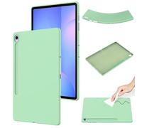 Sac pour tablette PC, étui For Samsung Galaxy Tab S10 FE+ / S10 FE Plus Case 13.1 inch 2025 , Flexible TPU Protective Cover Thin Slim Lightweight Shockproof Rugged Back Shell Corner Protection(Ye?il)
