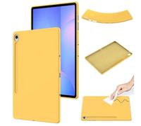 Sac pour tablette PC, étui For Samsung Galaxy Tab S10 FE+ / S10 FE Plus Case 13.1 inch 2025 , Flexible TPU Protective Cover Thin Slim Lightweight Shockproof Rugged Back Shell Corner Protection(Yellow)