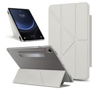 Sac pour tablette PC, étui For Samsung Galaxy Tab S9 11 inch 2023 X710/X716B/X718U Case Detachable Magnetic Cover Slim Protective Shockproof Case,Transparent Back Shell Slim Stand Cover(Szary)
