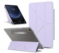 Sac pour tablette PC, étui For Samsung Galaxy Tab S9 11 inch 2023 X710/X716B/X718U Case Detachable Magnetic Cover Slim Protective Shockproof Case,Transparent Back Shell Slim Stand Cover(Mor)