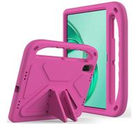 Sac pour tablette PC, étui Kids Case Compatible with Honor Pad X9 11 inch 2024 Released,Light Weight Shock Proof Handle Stand Kids Friendly Shockproof Protective Cover Case+Shoulder Strap(Rose Red)