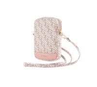 Guess Zip GCube Stripe Phone Bag Sac à bandoulière - Rose