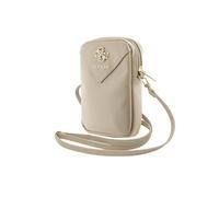 Sac pour téléphone - Guess - Zip Triangle 4G - Cuir écologique - Détails dorés - Mixte