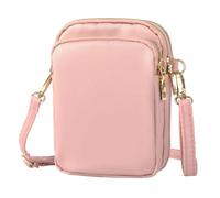 Sac Pour Téléphone Portable Rose 1 Pièce, Mini Sac À Bandoulière, Sac À Bandoulière Pour Femme, Sac À Bandoulière En Nylon Imperméable, Sac Simple À La Mode