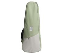Sac pour ukulélé série Rainbow, imperméable, rembourré en coton doux, housse pour ukulélé de 26 ou 27 pouces, tissu Oxford, coton perlé, bandoulière réglable, conception de (Vert et blanc ivoire)