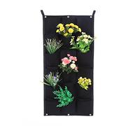 Sac pratique pour plantes avec poches de culture, à accrocher à la verticale sur un mur, jardinières pour pommes de terre ou fraises 18 Pockets
