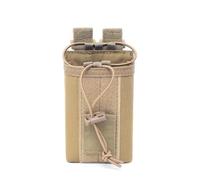 Sac Radio Tactique 1000D Mole, Boîte De Rangement for Talkie-walkie(B-Tan)