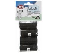 Sac ramasse crottes noir 4 x 20 sacs pour chien