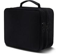 Sac Rangement Cable- Super Grand Sac Rangement Accessoires Électronique à 3 Couches avec Poche Antichoc, Câbles Organisateur, Pochette pour Câble avec Zone de Rangement Bricolage