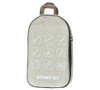 Sac rangement pour ustensiles de cuisine camping Organisateur Étanche | Grande capacité pour barbecue, en camping-car et plein air