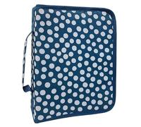 Sac rangement tampons clear +10 poch - Bleu