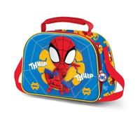 Marvel Spiderman Web Out-Sac Repas 3D, Bleu 26 x 20 cm