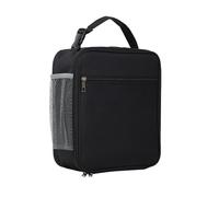 Sac-repas Boîte à lunch for hommes, femmes et adultes, petit sac à lunch for le bureau, le travail, le pique-nique, l'école, boîte à lunch portable réutilisable, noire sac isotherme(Svart)