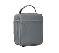 Sac-repas Boîte à lunch for hommes, femmes et adultes, petit sac à lunch for le bureau, le travail, le pique-nique, l'école, boîte à lunch portable réutilisable, noire sac isotherme(Grey)