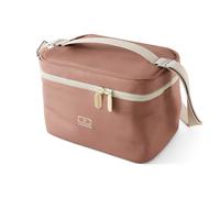 MONBENTO - Sac Repas Isotherme Arctic rose Moka - Petite Glacière Portable pour Lunch Box, Gourde & Accessoires Déjeuner - Lunch Bag 5L avec Sangle Bandoulière Amovible - Idéal pour Bureau/Pique-Nique