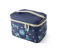 monbento - Sac Isotherme Repas Enfant Frosty bleu Wolf - Glacière pour Transporter Lunch Box, Gourde, Accessoires et Encas - Sac Gouter Idéal pour Ecole/Pique-nique - Personnalisable - Motif Loup