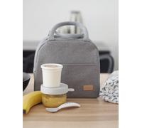 Sac repas isotherme gris chiné TU