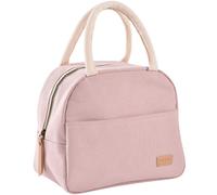 Sac repas isotherme rose poudré