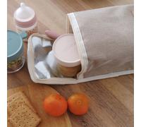 Béaba Pochette repas bébé isotherme – grande capacité, pliable, tissu imperméable – Terre d'Argile