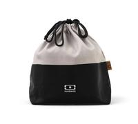 monbento - Lunch Bag MB Pochette L Onyx - Sac à Lunch Box Polyester et Coton - Idéal pour contenir Bento Box MB Square + une Bouteille - Noir
