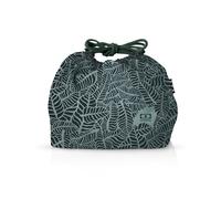 monbento - Lunch Bag MB Pochette M Graphic Jungle - Sac à Lunch Box Polyester - Idéal pour contenir Bento Box MB Original ou MB Tresor - Motif Feuilles, Nature - Vert