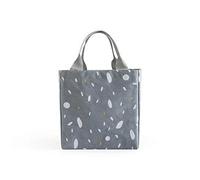Sac-repas Sac à déjeuner isotherme portable et souple, contenant de rangement réutilisable et étanche, avec cordon de serrage, for le travail, l'école et les pique-niques sac isotherme(Warm sun grey)