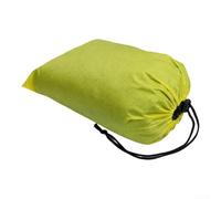 Sac résistant à l'eau avec cordon de serrage pour ranger chaussures, vêtements, serviettes, articles de toilette pendant les voyages ou les excursions en plein air, design peu encombrant (jaune)