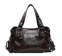 Sac rétro femme grand volume - Nouveau modèle, sac bandoulière décontracté pour déplacement, sac à main , sac tote pour cours 36*15*25UnicolorePolyuréthane