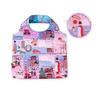 Sac réutilisable japonais (JAPONORAMA), sac fourre-tout, grande capacité, pliable, compact, avec étui de rangement, sac coloré, Japon., Large