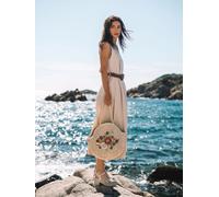 Sac rond avec broderie florale | RUBINA Unique